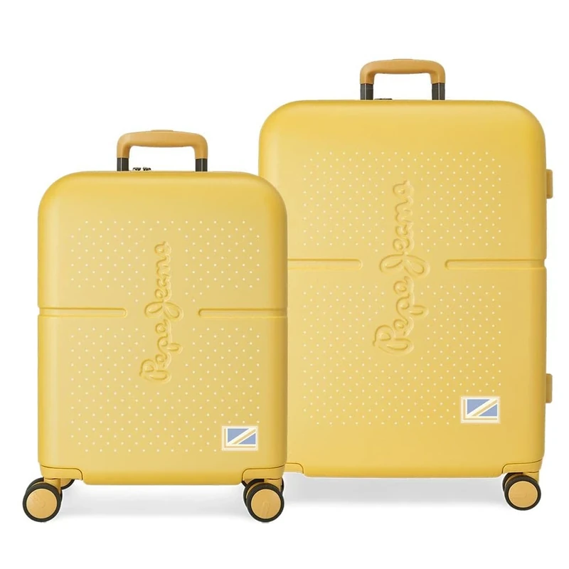 Pepe Jeans Laila Cabin Suitcase, 40 x 55 x 20 cm, lemon tree, 40x55x20 cms, Cabin suitcase