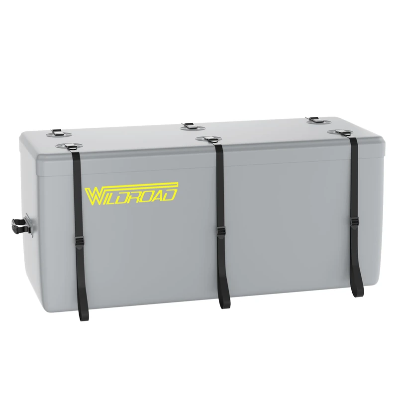 WILDROAD Hitch Cargo Carrier Bag 100% Waterproof 58.5" x 22" x 25" Hitch Cargo Bag 18.2 Cubic Feet Include 6 Reinforced Straps for Truck Pickup All Vehicle