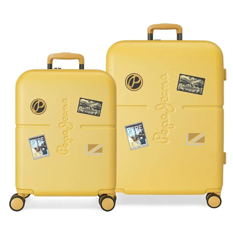 Pepe Jeans Chest Suitcase Set, 48 x 70 x 28 cm, Lemon Tree, 48x70x28 cms, Suitcase Set