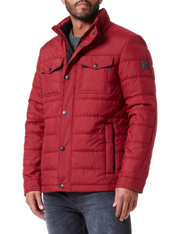 bugatti Men's 270400-29032 Jacket, Bordeaux, Standard