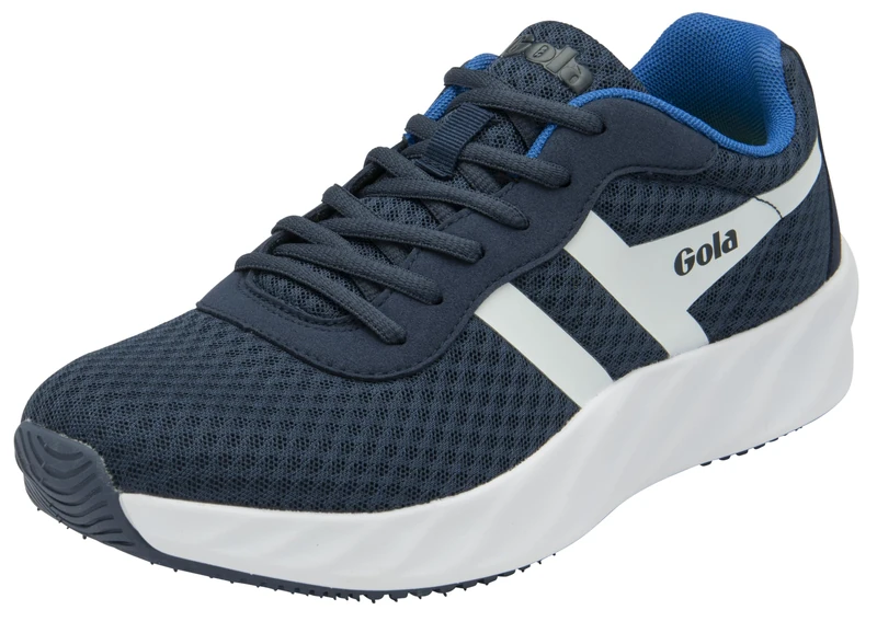 Gola Performance Draken Male Running Shoe GMA001EW Navy/White - Image 1