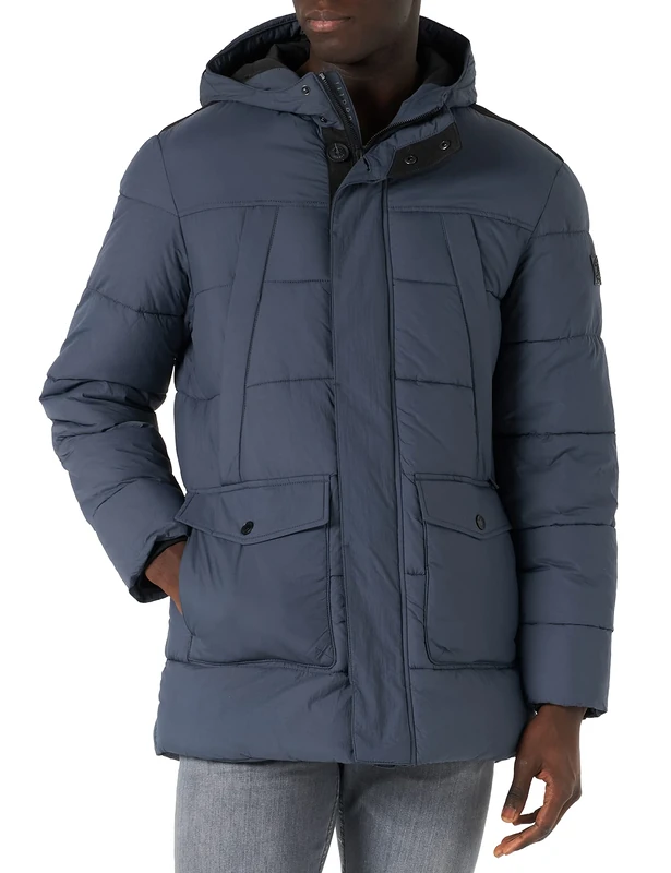 bugatti Men's 270913-29020 Jacket, Blue Grey, 52