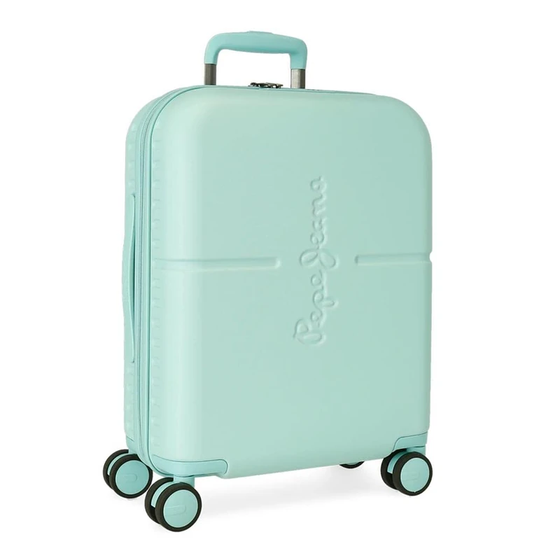 Pepe Jeans Highlight Cabin Suitcase, 40 x 55 x 20 cm, Blue, 40x55x20 cms, Cabin Suitcase - Image 1