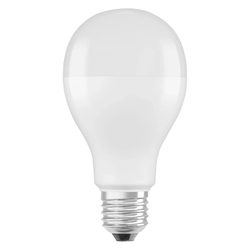 OSRAM LED Star Classic A, Base: E27, Non-dimmable, Warm White, 2700 K, 20 W, replacement for 150 W Incandescent bulb, frosted, pack of 6