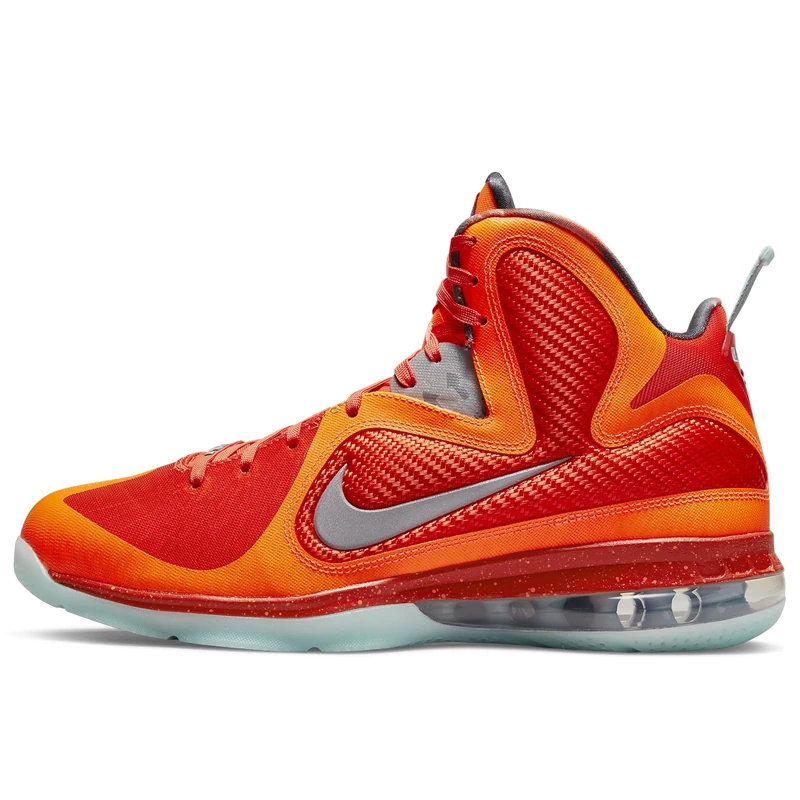 Nike Women's Lebron IX Basketball Shoes, Orange/Reflect SIL, 4 - Image 1
