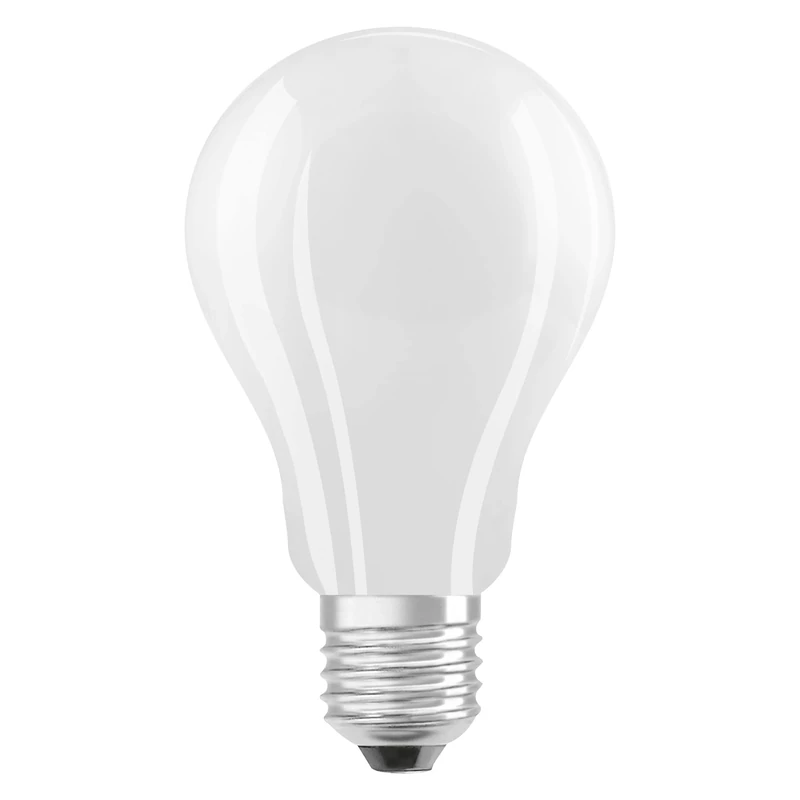 OSRAM LED Star Classic A lamp, Base: E27, Non-dimmable, Warm White, 2700 K, 15 W, replacement for 150 W Incandescent bulb, pack of 6