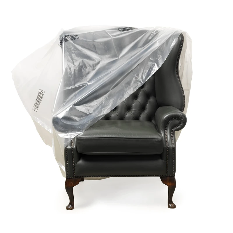 Direct Manufacturing Heavy Duty Sofa Furniture Protector Slip Over Cover Bag : Protection against Pet Clawing,Liquids,Dust. Great for when moving (Armchair)