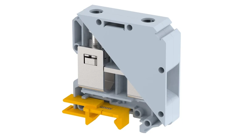 Elmex Feed Through Terminal Block 50mm Grey Pack of 10