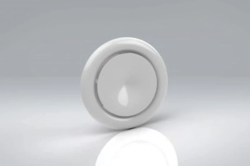 Brookvent 125mm | Metal Air Valve - Supply - Fire Rated - White