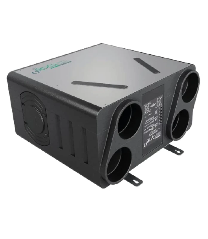 Brookvent Aircycle 1.3+ Heat Recovery Ventilation Unit | Floor Mount | Summer Bypass | Digital Control| Standard Configuration