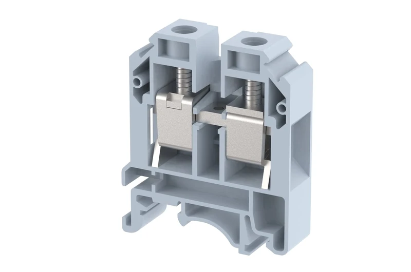 Elmex Feed Through Terminal Block 10mm Grey Pack of 100