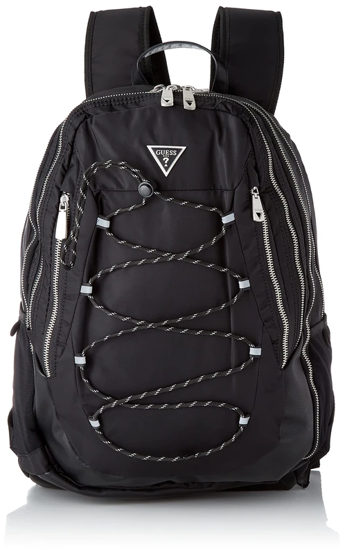 GUESS CERTOSA NYLN SMRT MLFT BCKPCK, Men's Bag, Black