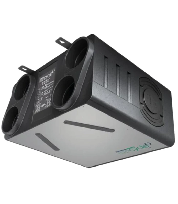 Brookvent Aircycle 1.3 Heat Recovery Ventilation Unit | Ceiling Mount | Summer Bypass | Digital PCB | Standard Configuration