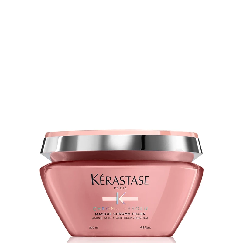 Kérastase Chroma Absolu, Anti-Porosity Deep-Filling Hair Mask, For Colour Treated Hair, With Lactic Acid, Masque Chroma Filler, 200ml - Image 1