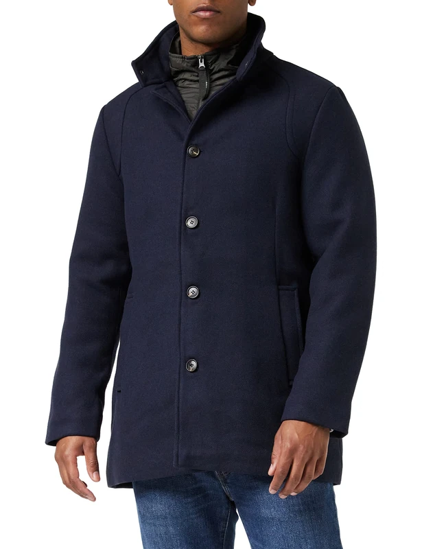 MUSTANG Men's David 2in1 Coat Short, Sky Captain 5323, L - Image 1
