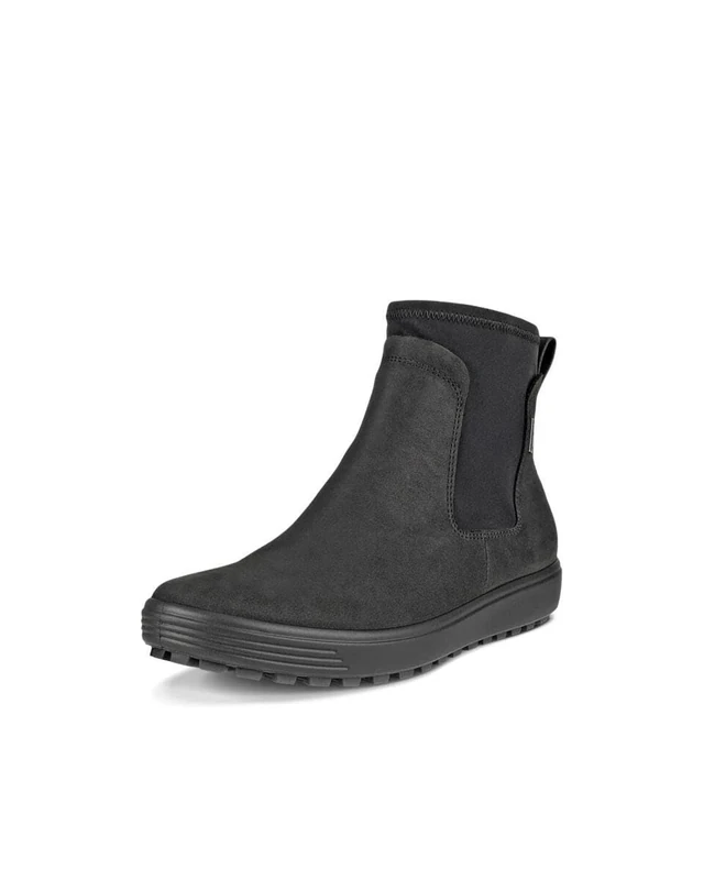ECCO Women's Soft 7 Tred Chelsea Boots, Black, 7.5 UK