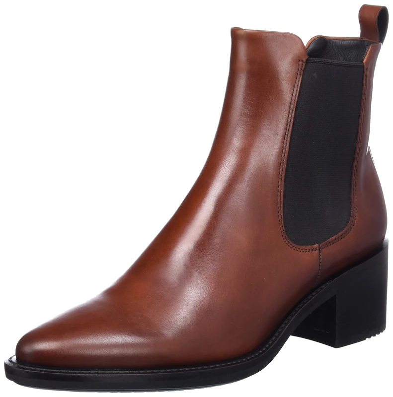 ECCO Women's Shape 35 Sartorelle Ankle Boot, Cognac, 3.5 UK