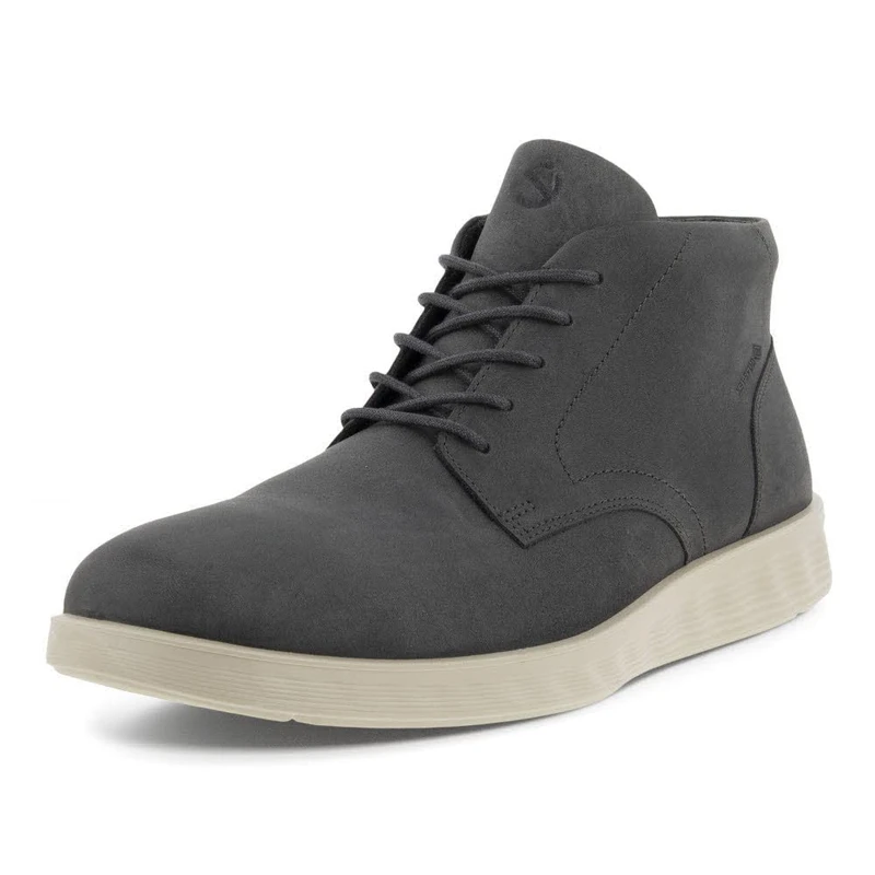 ECCO Men's S Lite Hybrid Mid-Cut Boot, Steel, 8/8.5 UK