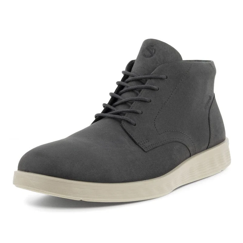 ECCO Men's Mid-cut boot, Steel, 7 UK