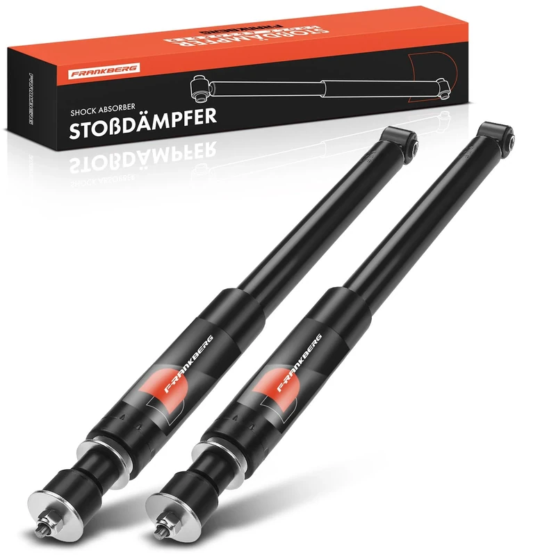 Frankberg 2x Shock Absorber Strut Rear Left Right 557mm Gas pressure Compatible with CLC-Class CL203 C-Class W203 C-Class T-Model S203 Replace# 310618,553306
