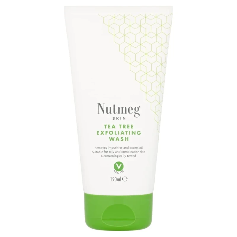 Nutmeg Tea Tree Exfoliator Wash, 150ml