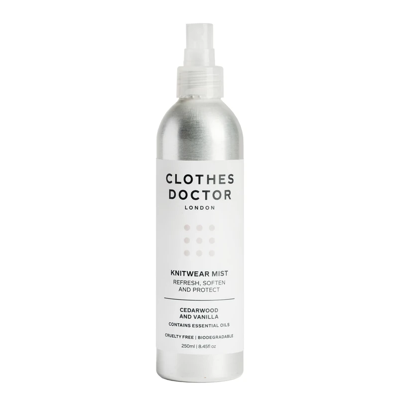 Knitwear Mist Cedarwood and Vanilla - Hated By Moths, Refresh, Scent & Soften | Spray onto Wool Cashmere Mohair Angora & Mixed Yarn Knitwear | Natural Ingredients Vegan Biodegradable Made in Britain - Image 1