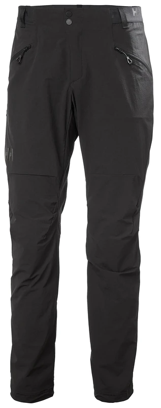 Helly Hansen Mens Rask Light Softshell Pant, 2XL, Black - Image 1
