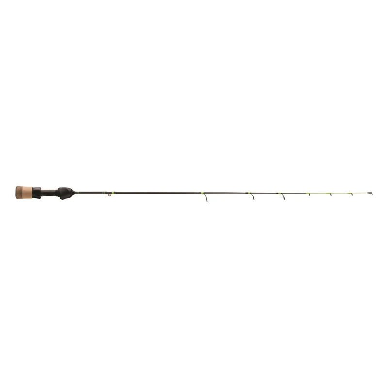 13 FISHING - Tickle Stick - Ice Fishing Rod - 23" SUL (Super Ultra Light) - 0-1/64oz - PC2 Flat Tip Blank - TS3-23SUL