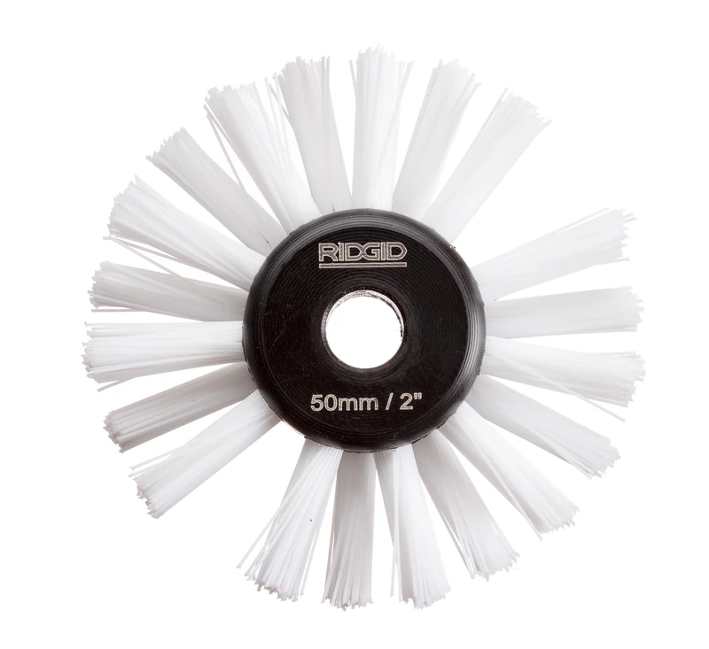 RIDGID 68938 2" (50mm) Nylon Brush for 1/4" (6mm) Cable