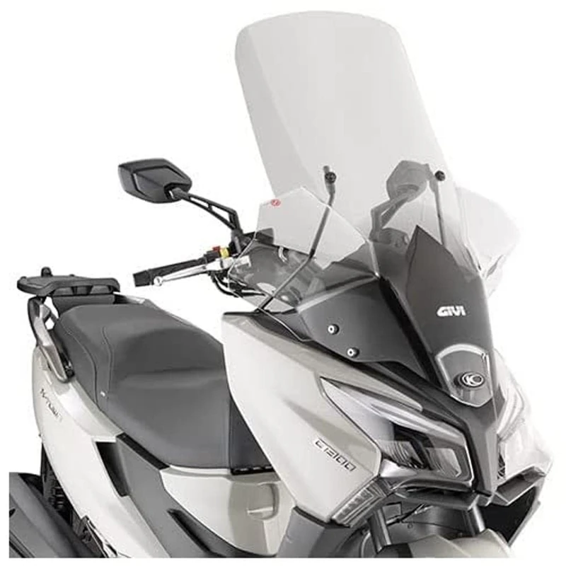 Givi Clear windscreen, 970 mm high, 660 mm Wide, for Kymco X-Town 125-300 City (20-21), Without ABE