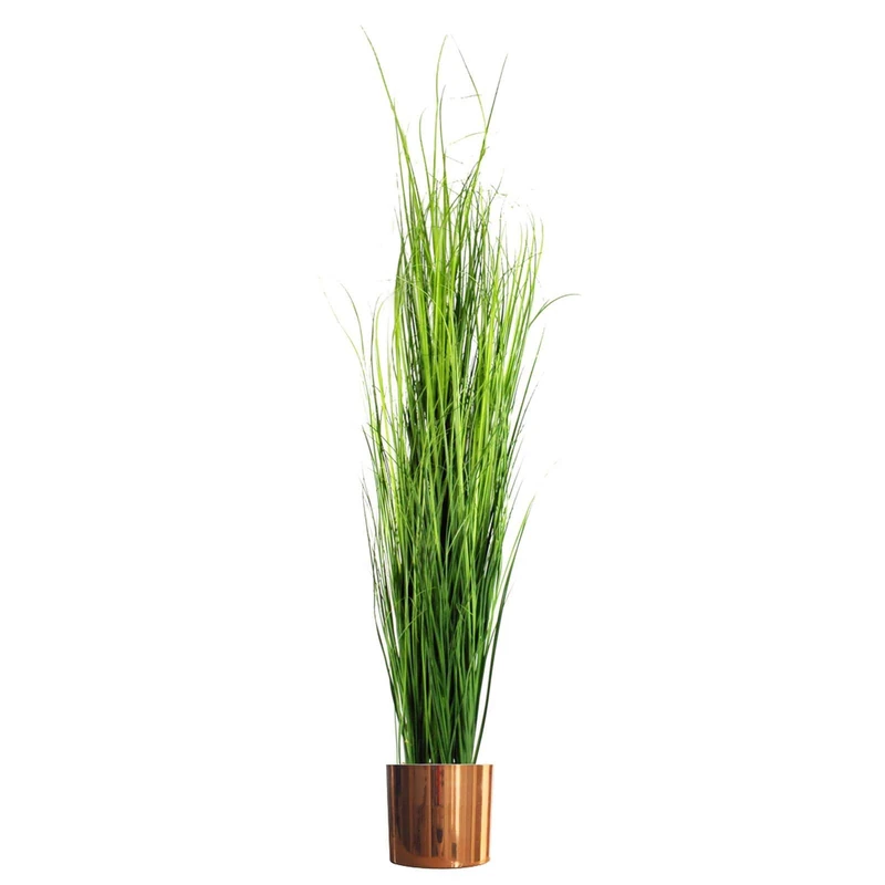 Leaf Design UK Realistic Artificial Grass Plant with Pot