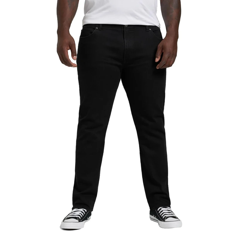 Lee Men's Straight Fit Mvp Jeans, Black, 40W / 32L