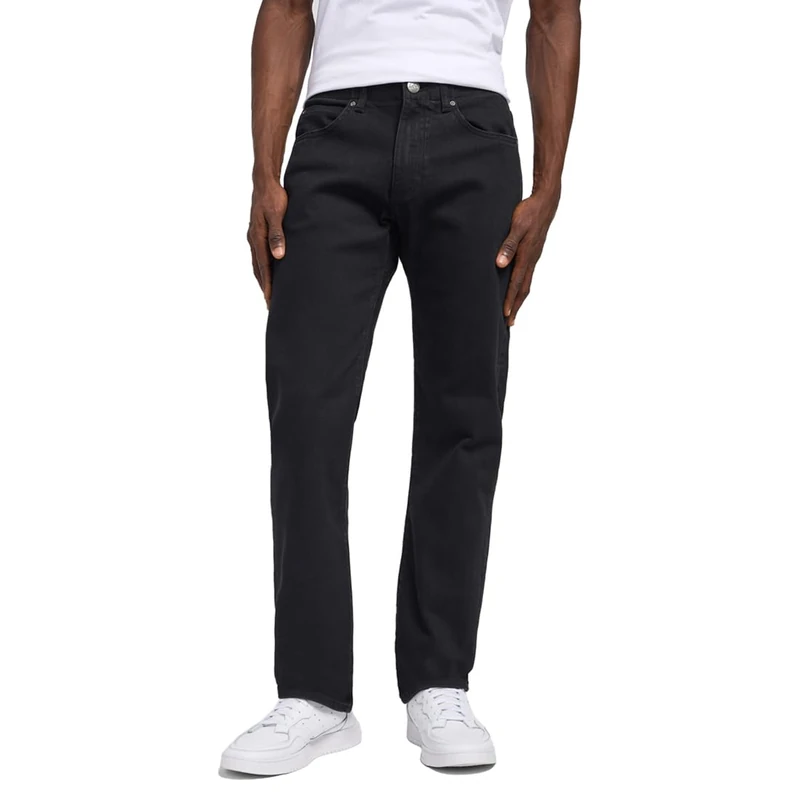 Lee Mens Slim Fit Mvp Jeans, Black, 36W / 30L UK