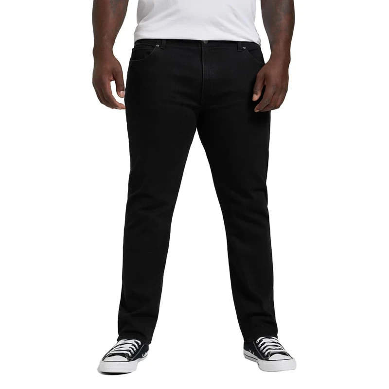 Lee Men's Straight Fit Mvp Jeans, Black, 38W / 34L