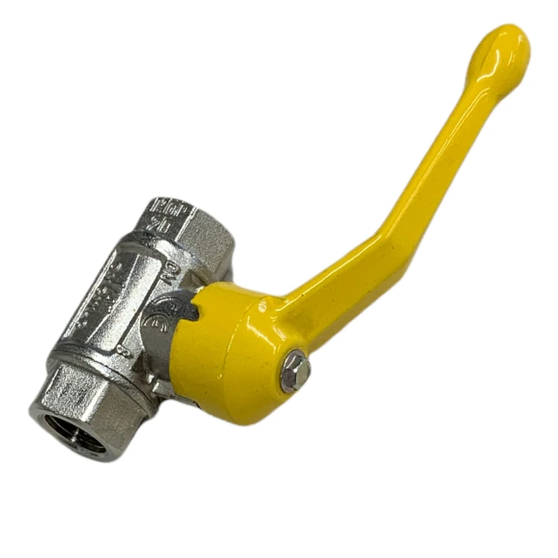 ON/OFF SWITCH GAS VALVE HANDLE CHINESE WOK COOKER MADE IN ITALY (DN8 PN100) 1/4