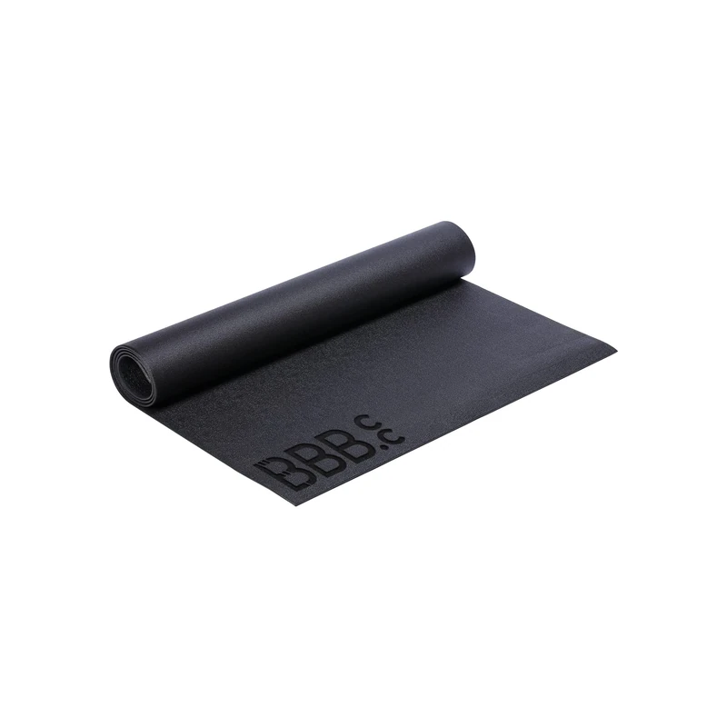 BBB Cycling Trainer Mat Dampens Vibrations & Sounds Large Size Sweat Resistant Anti-Slip Protects Your Floor Indoor Trainer Mat BIC-01
