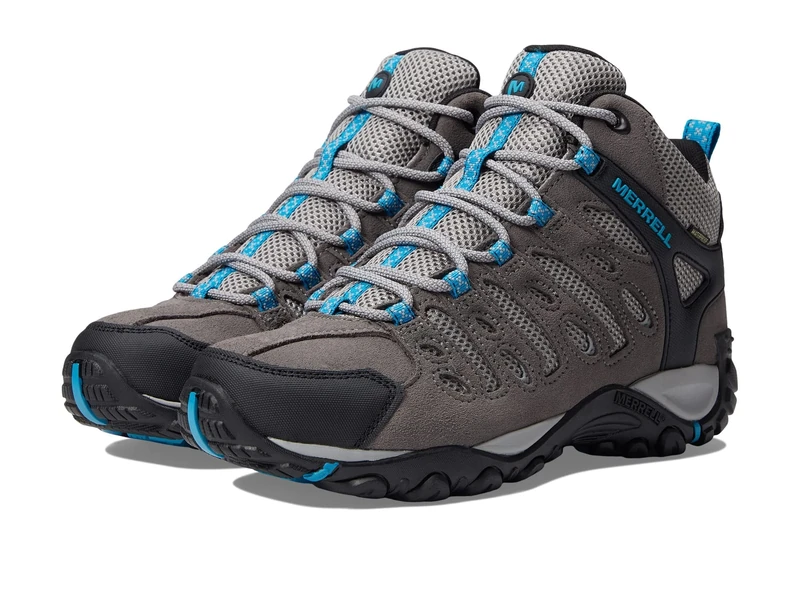 Merrell Men's, Crosslander 2 Mid WP Hiking Shoe, Charcoal/Tahoe, 8 UK