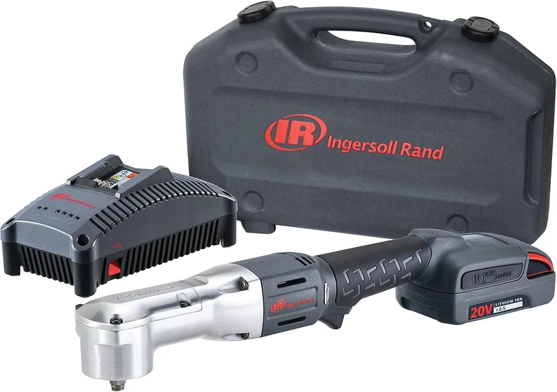 Ingersoll-Rand W5330-K12-EU 3/8" 20V Akku-Winkel-Schlagschrauber-Set, 245 Nm, vibrationsarm, INKL. 2X 2,5Ah Akkus, Ladegerät & Koffer (UK+EU Stecker)