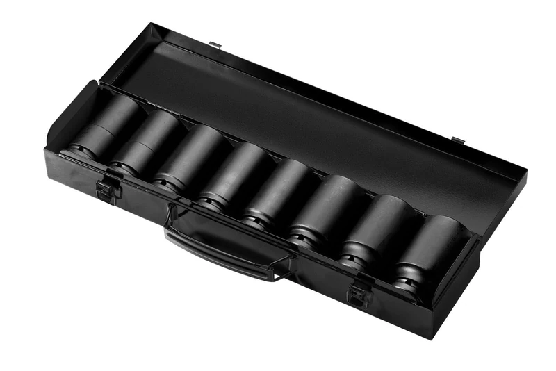 CLAS Equipements OS 3430 Hexagonal Socket Set 26-38 mm 3/4 Inch (8 Pieces)