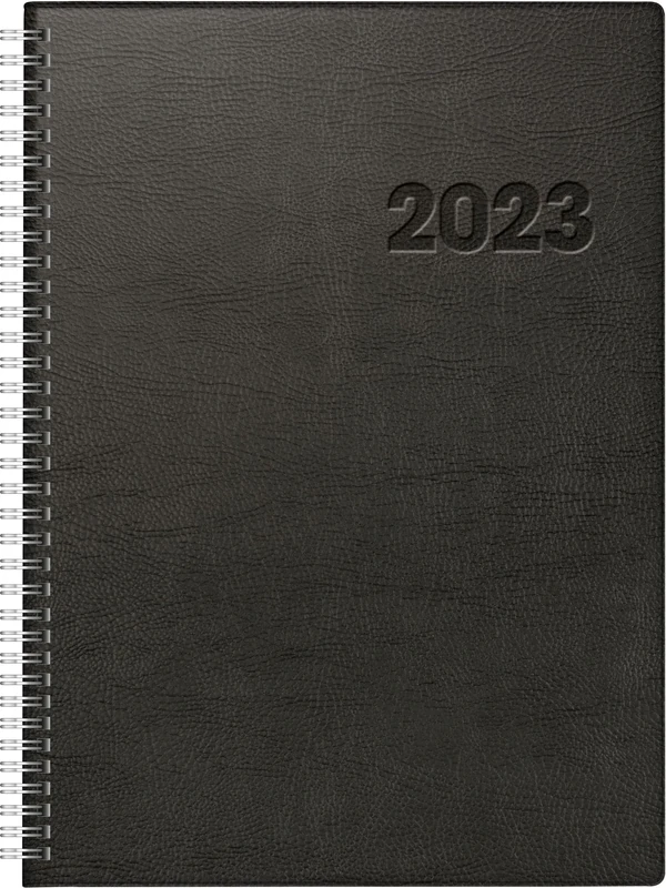 rido/idé Conform 2023 Daily Calendar Sheet Size 21 x 29.1 cm Black