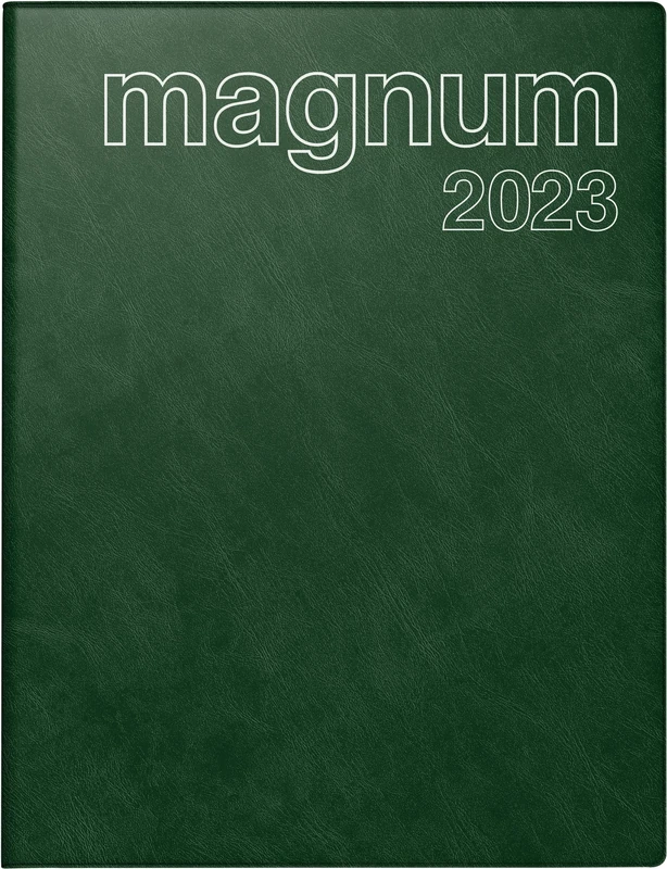 rido/idé Magnum 2023 Weekly Planner Sheet Size 18.3 x 24 cm Dark Green