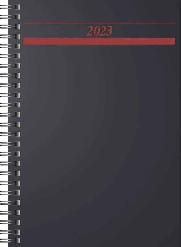 rido/idé Daily Calendar Model Timing 1 2023 A5 Black