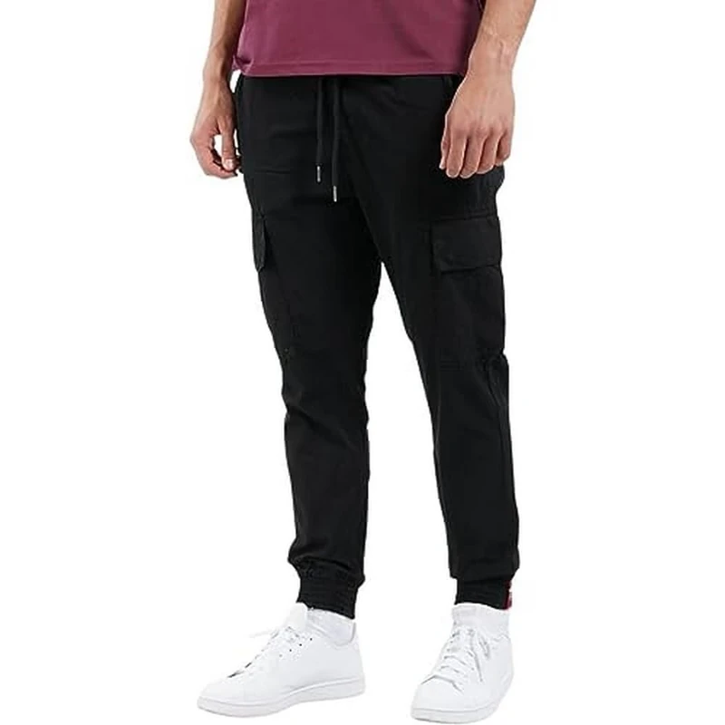 Alpha Industries Men's Ripstop Jogger Casual Trousers Black