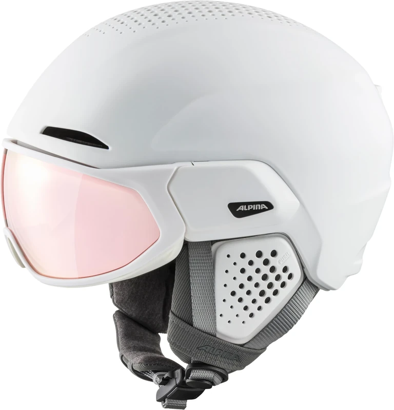 ALPINA Unisex - Adult, ORO QV MIPS ski helmet, white matt, 51-55 cm