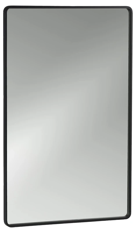 Zone Denmark Rim 70 x 44 x 2.5 cm Wall Mirror, Black