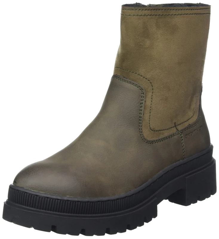 TOM TAILOR Women's 4294906 Ankle Boots, khaki, 6.5 UK