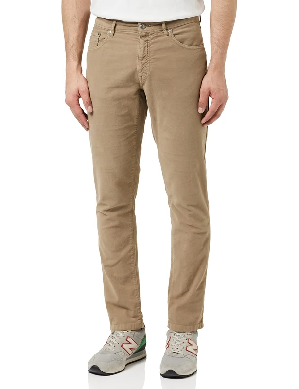 Hackett London Men's Moleskin 5 PKT Trousers, Brown (Desert Taupe), 40W/30L