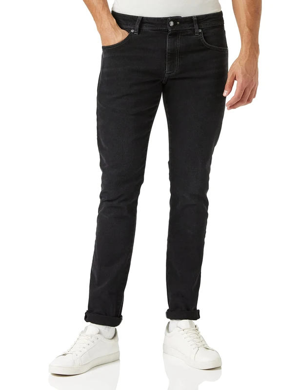 Hackett London Men's Denim Jeans, Black (Black), 28W/34L