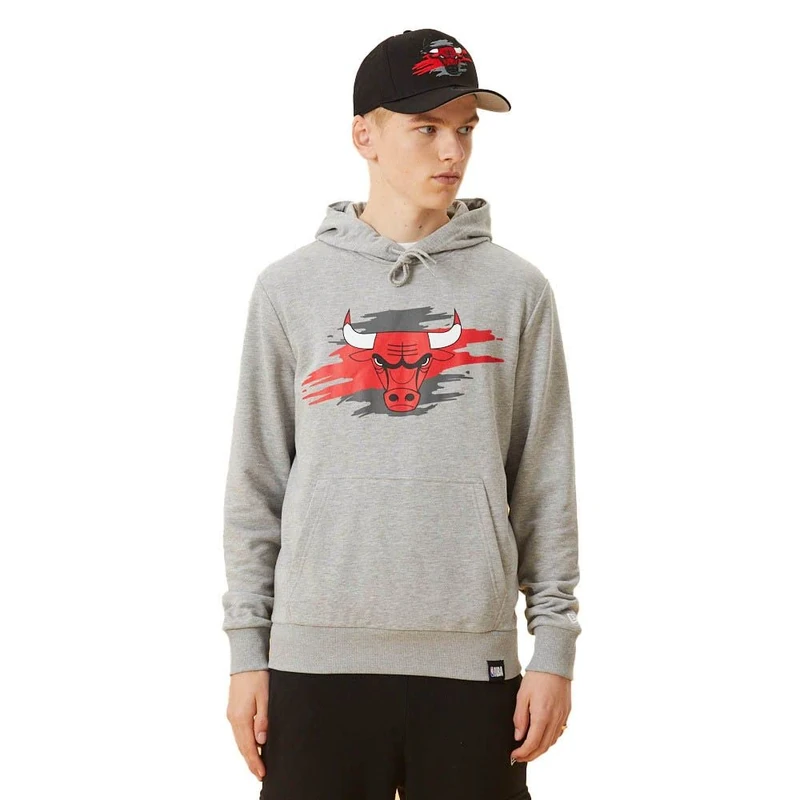 New Era NBA CHICAGO BULLS Tear Logo Hoodie Pullover, Größe:L - Image 1