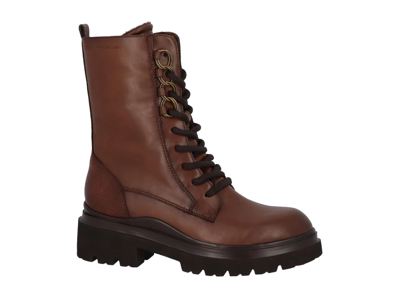 TOM TAILOR Women's 4295203 Half Length Boots, brown, 6.5 UK